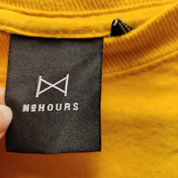 Yellow Graphic Long Sleeve Shirt No Hours Day Dreamin - Picture 6 of 8